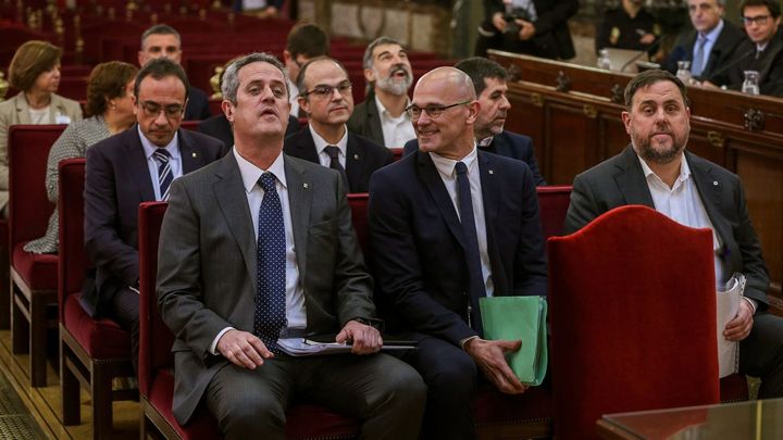 Los doce líderes independentistas acusados por el proceso soberanista catalán