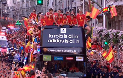 Celebración en Cibeles