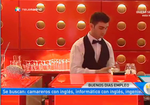 Empleo: camareros, informáticos, ingenieros...