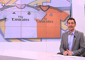 La nueva equipación del Real Madrid: blanca, azul y nar