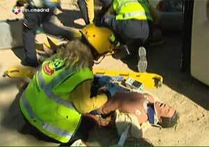 Simulacro en la Casa de Campo