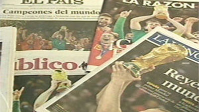 Reconocimiento unánime de la prensa mundial al triunfo de España en el Mundial