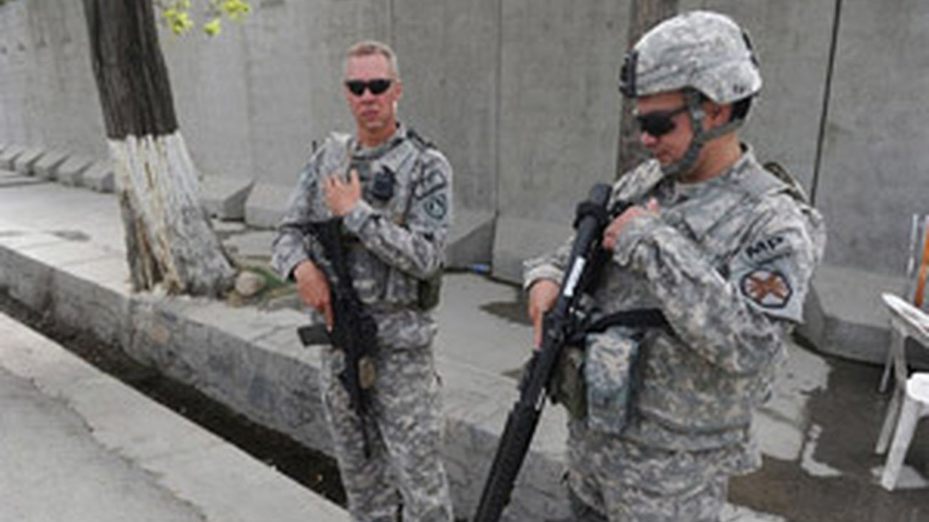 Soldados en Afganistan