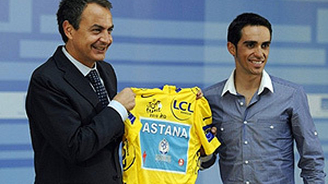 contador y zapatero, regalo maillot amarillo