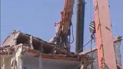 La demolición de los edificios de Villalba concluirá este jueves
