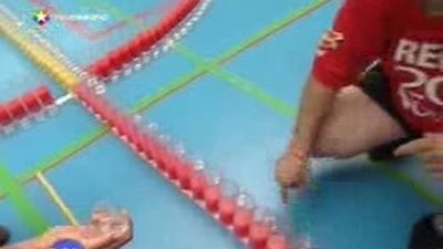 Un dominó de récord