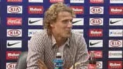 Forlán: "En ningún momento me vi fuera del Atlético"