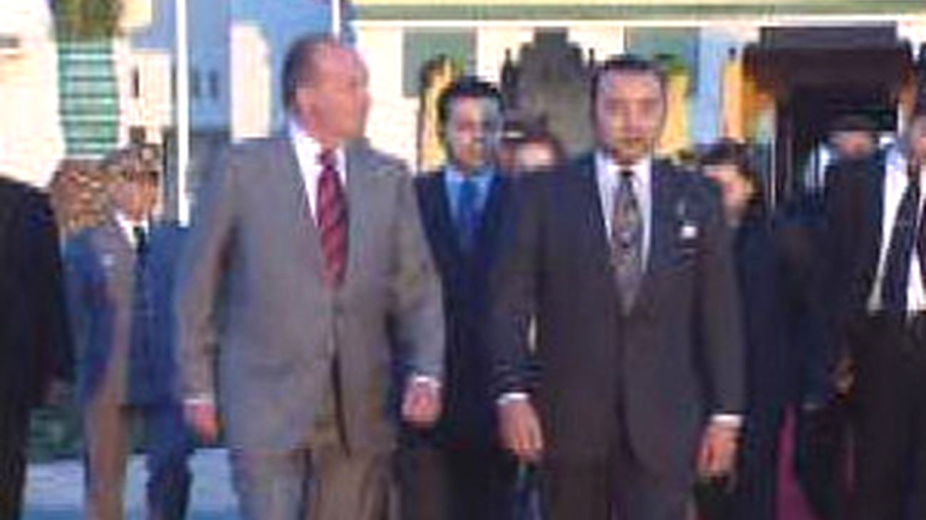 El rey Juan carlos y Mohamed VI