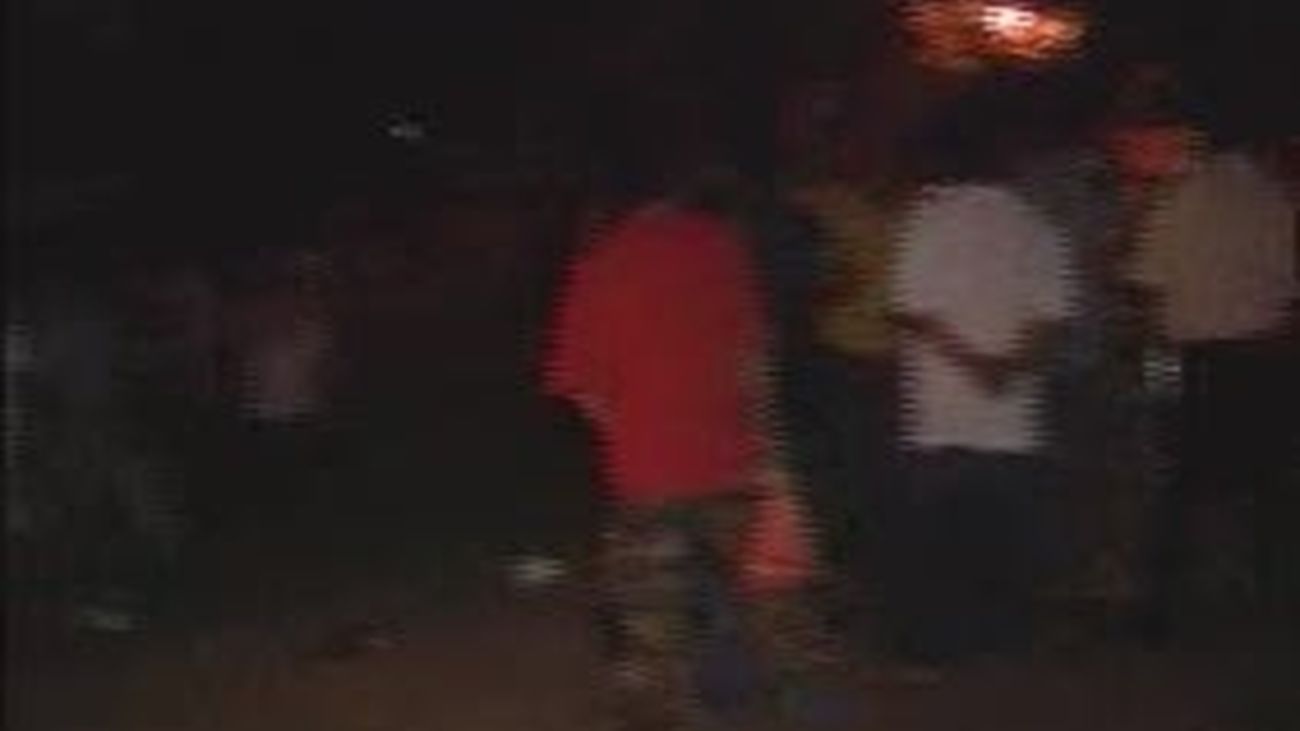 Violencia de fin de semana en el parque Pradolongo en Usera