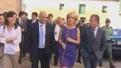 Aguirre visita las obras del PRISMA en Ajalvir y Fresno del Torote