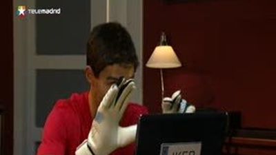 Iker y Sara en la habitación