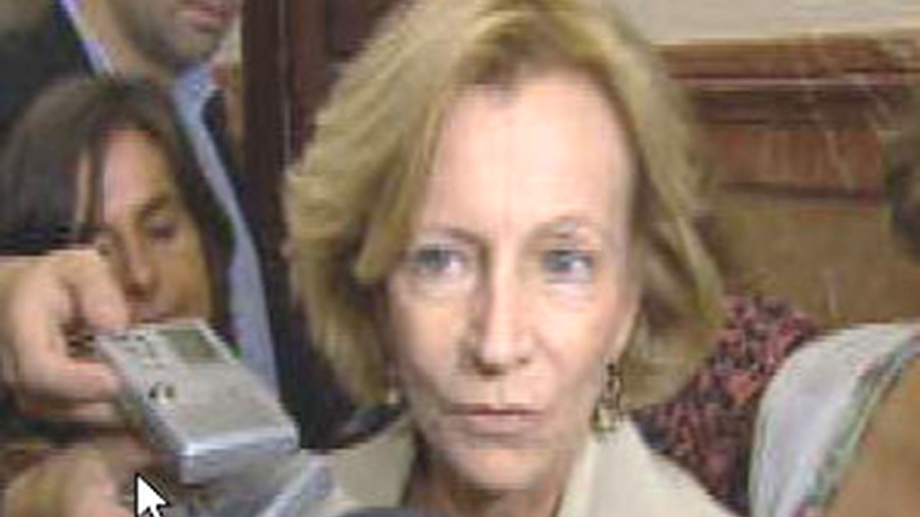 Salgado en los pasillos del Congreso