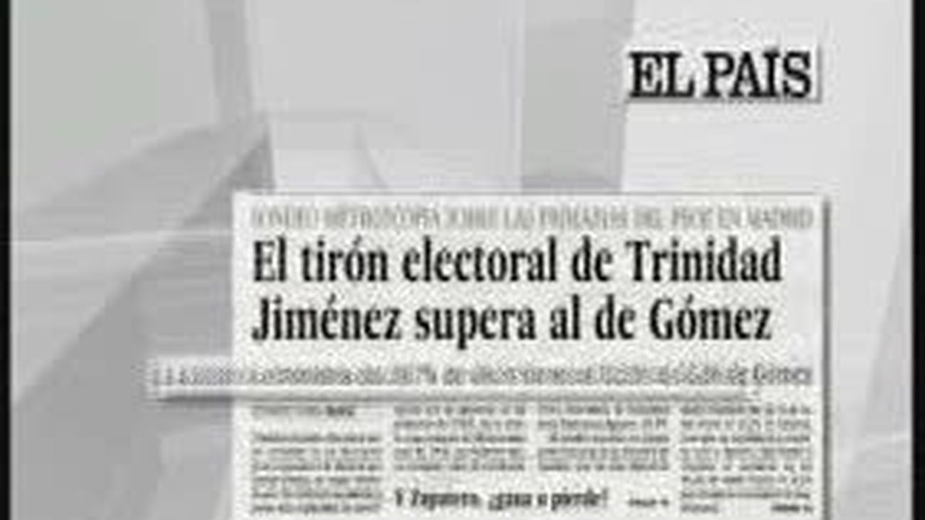 Jiménez obtendría mejor resultado que Gómez,aunque Aguirre ganaría  las elecciones