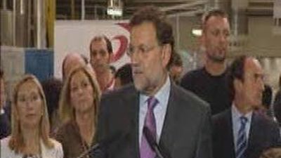 Rajoy apoya la propuesta de Aguirre sobre los liberados sindicales