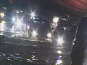 Noche de tormenta en Madrid