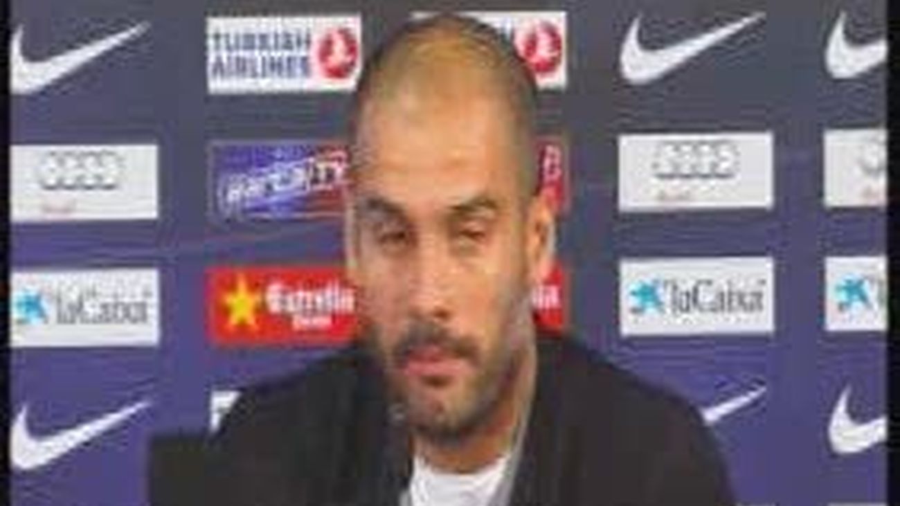 Guardiola sobre Ujfalusi: "Fue sin mala intención"