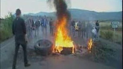 La huelga paraliza la actividad en las cuencas mineras de Asturias, Aragón y León