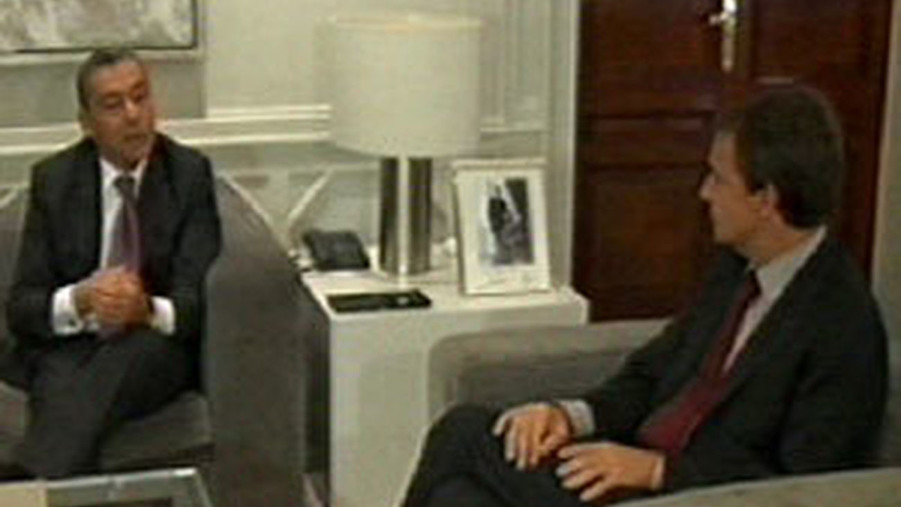 Paulino Rivero con Zapatero