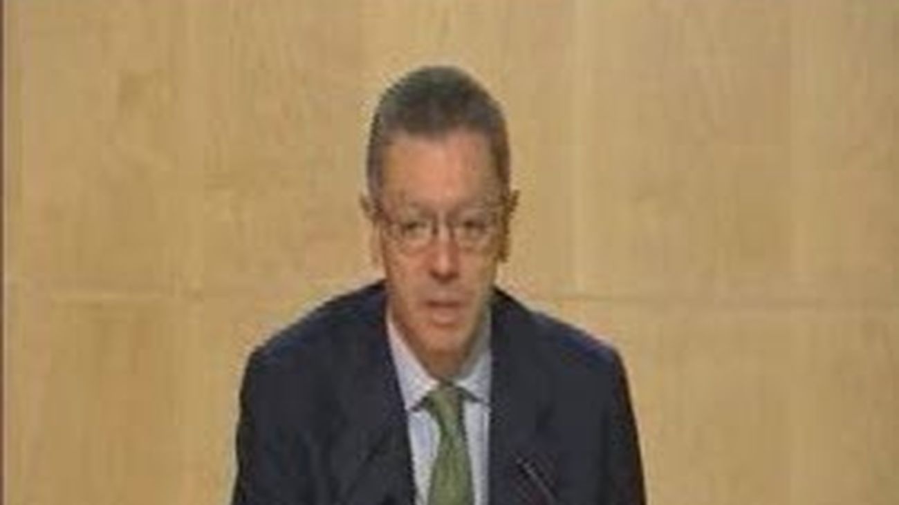 Gallardón: "el auténtico nuevo Gobierno será el que presida Mariano Rajoy"