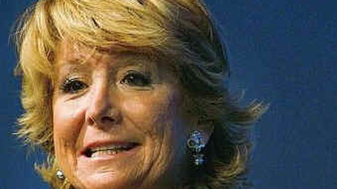 Llega Esperanza Aguirre