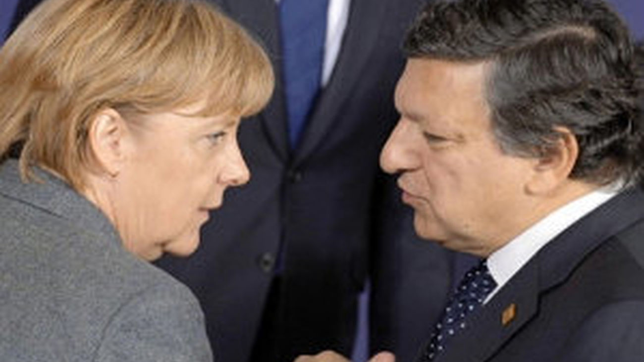 Merkel y Barroso