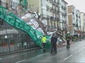Temporal de viento y nieve en España