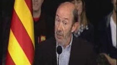 Rubalcaba arremete contra Rajoy  por esconder ahora su "catalanofobia"
