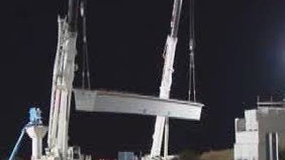 Cortes nocturnos en la carretera  M 407 por las obras de ejecución de un paso superior