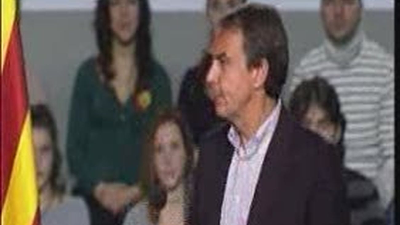 Zapatero urge a Mas a debatir con Montilla y censura al PP y CiU por la inmigración