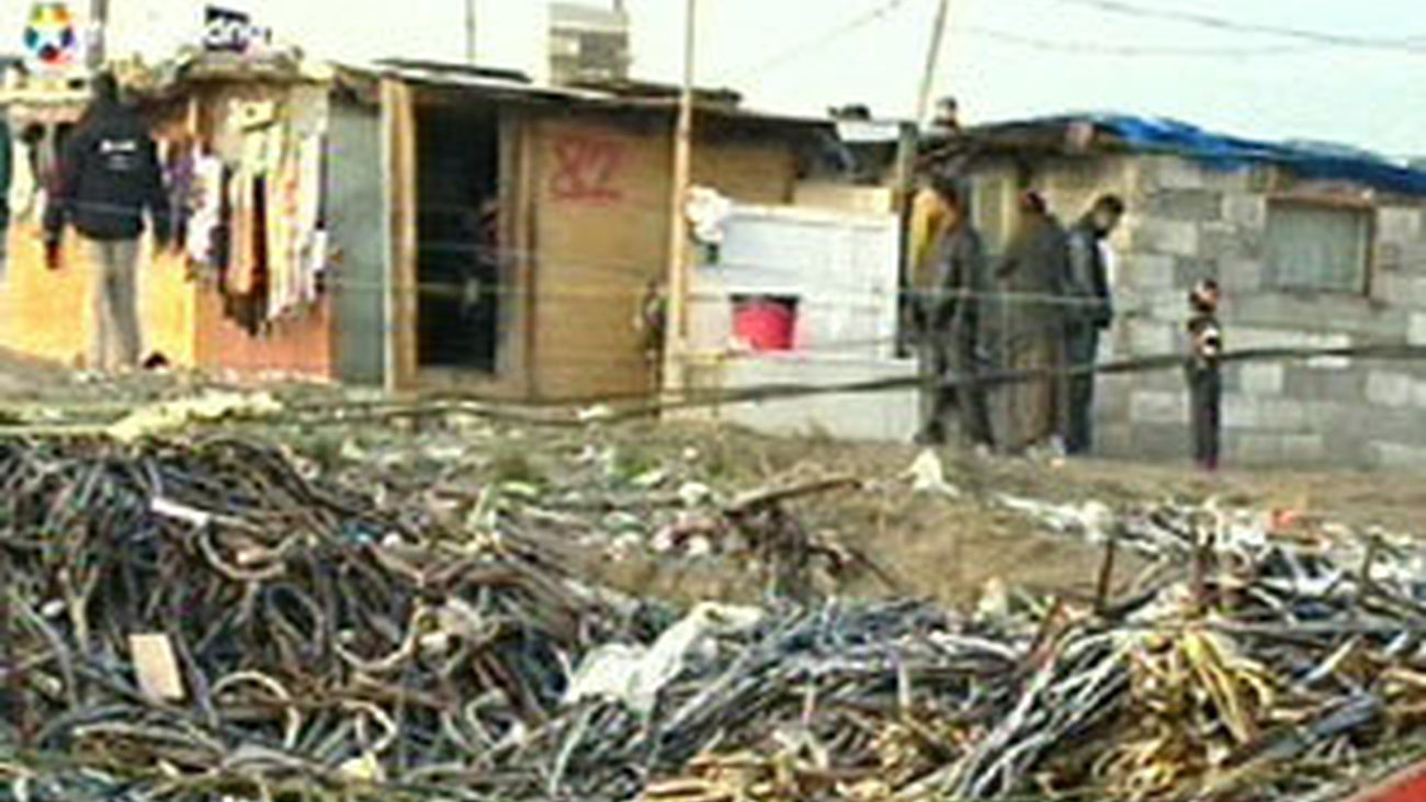 Cinco detenidos por robar 1.800 kilos de cobre en La Latina