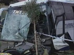 Accidente bus en Zaragoza