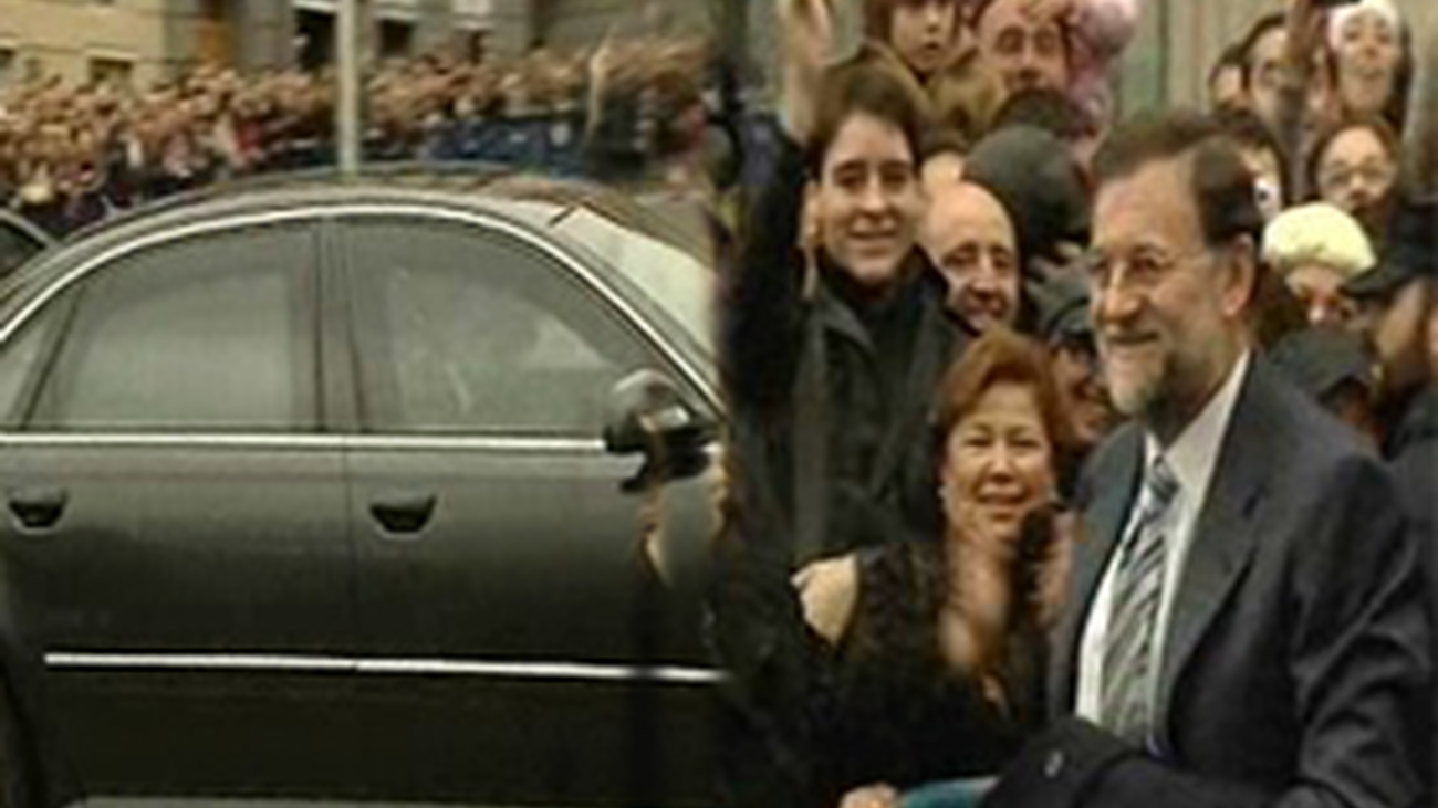 Zapatero, abucheado; Rajoy "presidente"