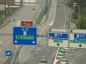 El carril-bus de O'Donnell abierto para motos