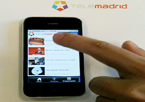 Aplicación de Telemadrid para iPhone y Android
