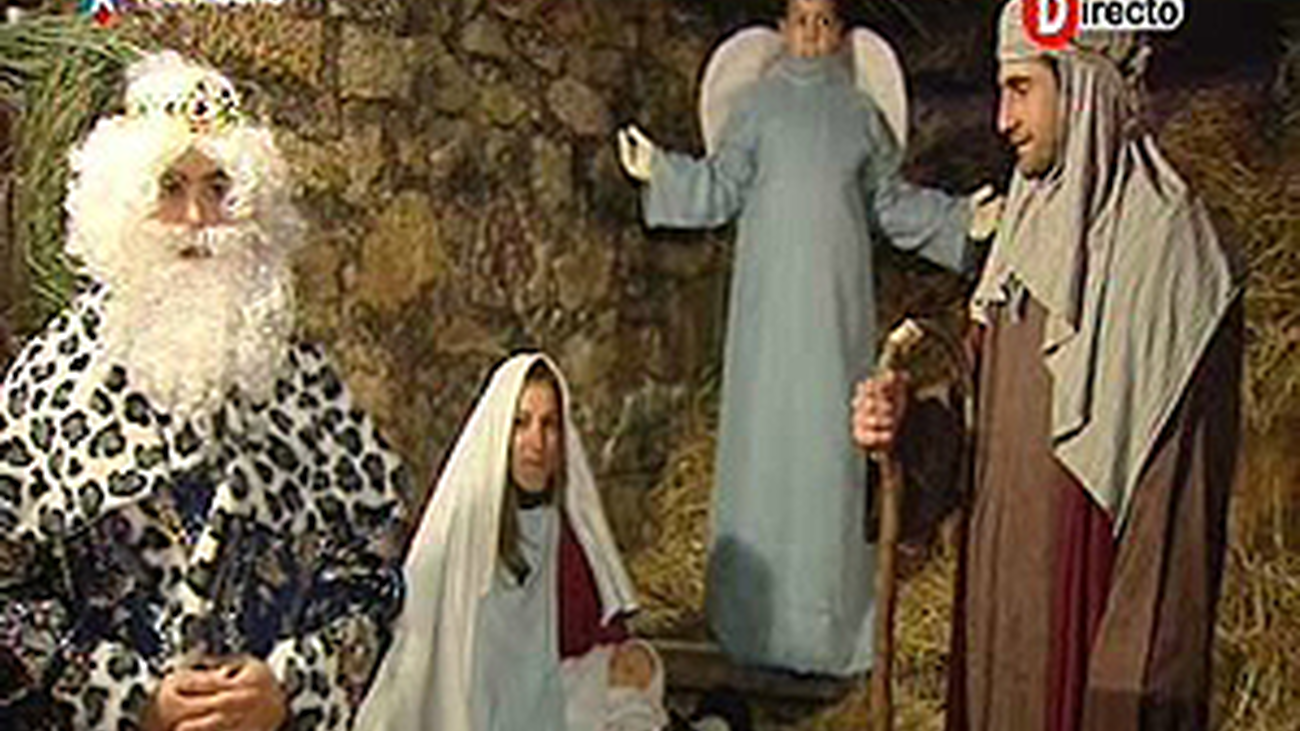 Todo el pueblo es un Belén viviente