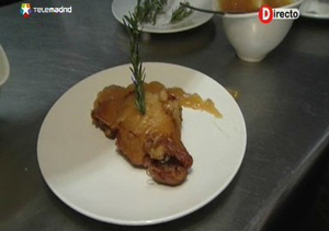 Receta de cochinillo confitado con membrillo