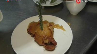 Receta del cochinillo confitado con almíbar de membrillo