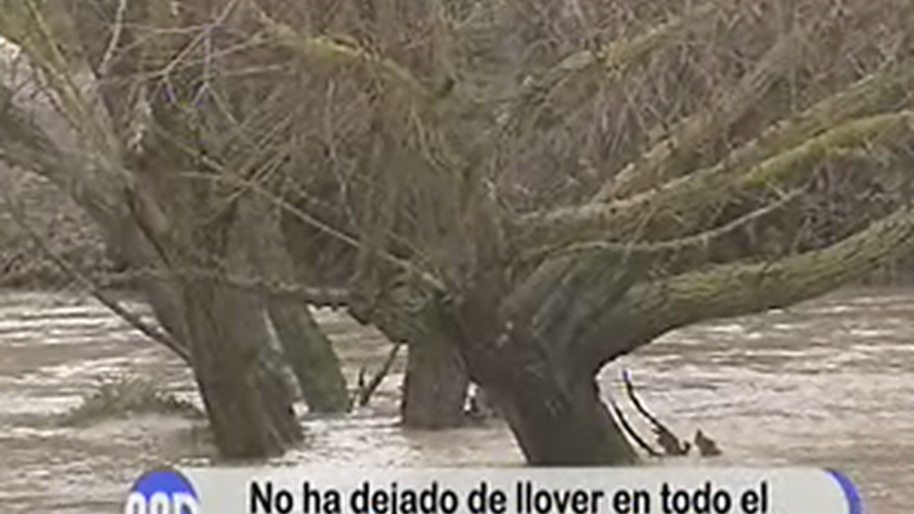 Los ríos de Madrid, llenos de agua