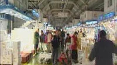 Mañana floja en Mercamadrid en la víspera de Nochebuena