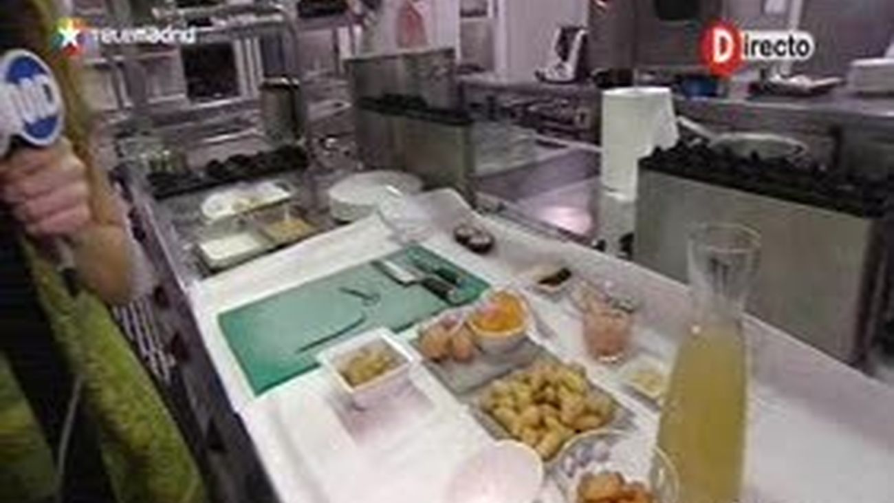 Receta de patatas con huevo y gambas