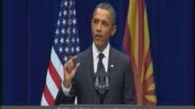 Obama llama a una nueva era política más civilizada con un emotivo discurso