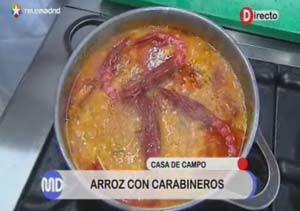 Receta de arroz caldoso con carabineros