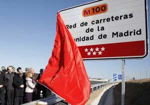 La M-100 estrena su desdoblamiento en Alcalá