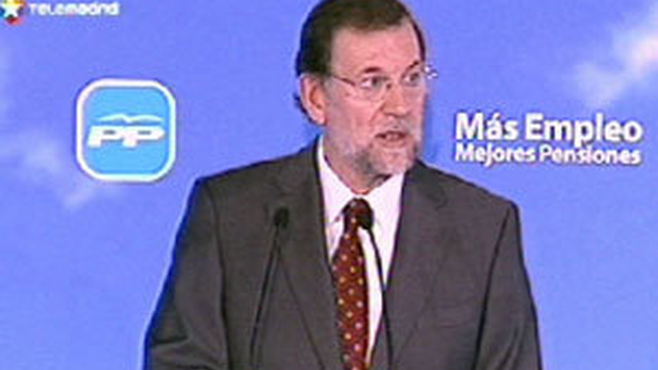 Rajoy sorprendido porque se "festeje" el endurecimiento de las pensiones