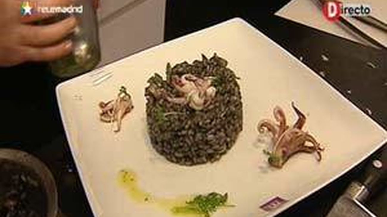 Receta de arroz meloso con chipirones