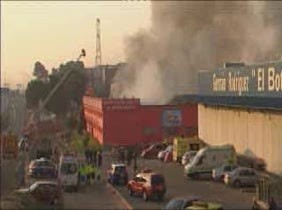 Incendio en Valdemoro