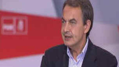 Zapatero pide al PSOE que para el 22-M no haga una  campaña "de rifirrafe"