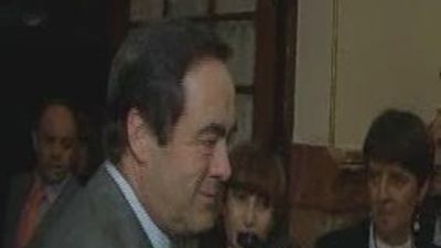 Zapatero y Bono despachan durante casi dos horas  en el Congreso para hablar "de todo un poco"