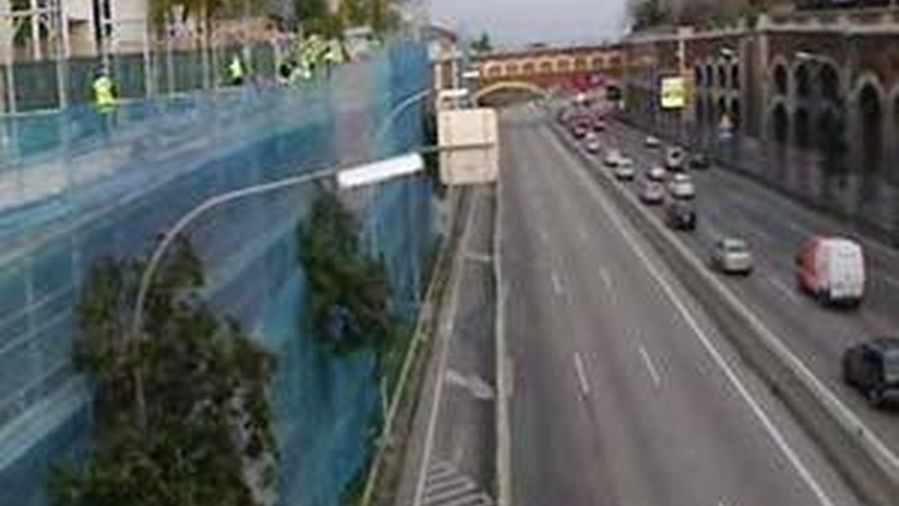 Cortada la entrada a Madrid por la A-2