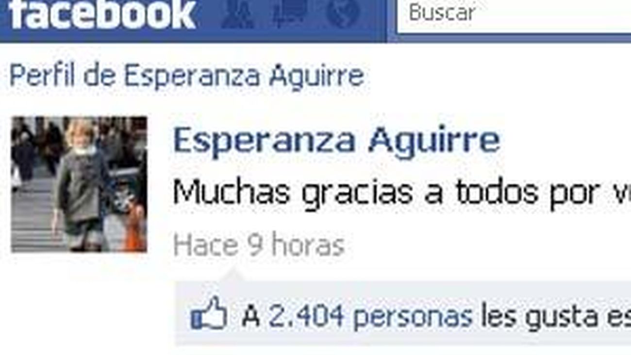 Aguirre agradece los mensajes de  "apoyo y cariño"